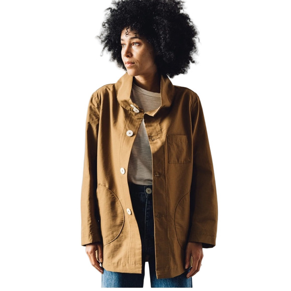 Jesse Kamm Jackets & Blazers - Jesse Kamm Japanese weather cloth jacket Tobacco - small